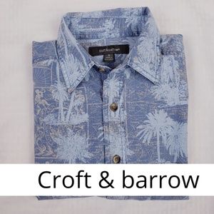 Croft & barrow short sleeve button down sz S
